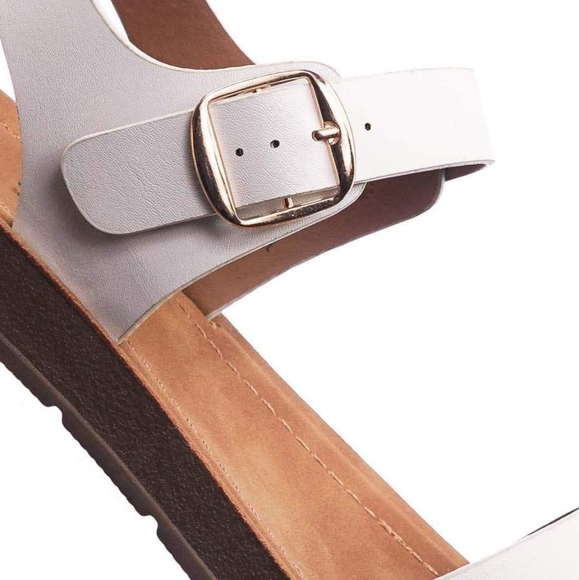 White strappy sandal *FIRM* - Picture 8 of 8